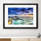 Vernazza Sunset, Cinque Terre, Italy by Nick Jackson on GIANT ART - green costal