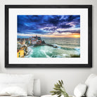 Vernazza Sunset, Cinque Terre, Italy by Nick Jackson on GIANT ART - green costal