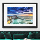 Vernazza Sunset, Cinque Terre, Italy by Nick Jackson on GIANT ART - green costal