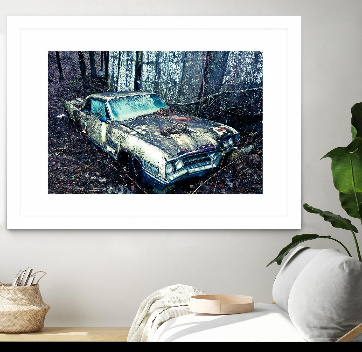 Car I by Jean-François Dupuis on GIANT ART - blue photography automobile