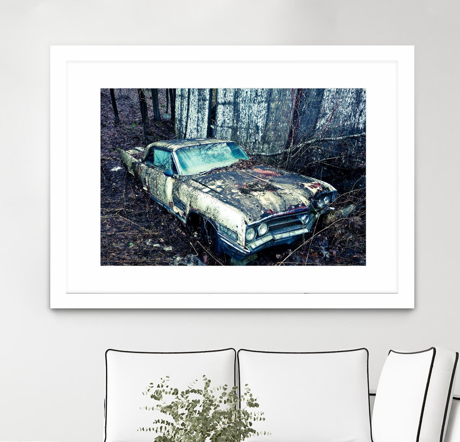 Car I by Jean-François Dupuis on GIANT ART - blue photography automobile