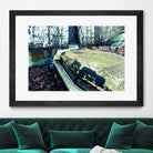 Car III by Jean-François Dupuis on GIANT ART - blue photography rust