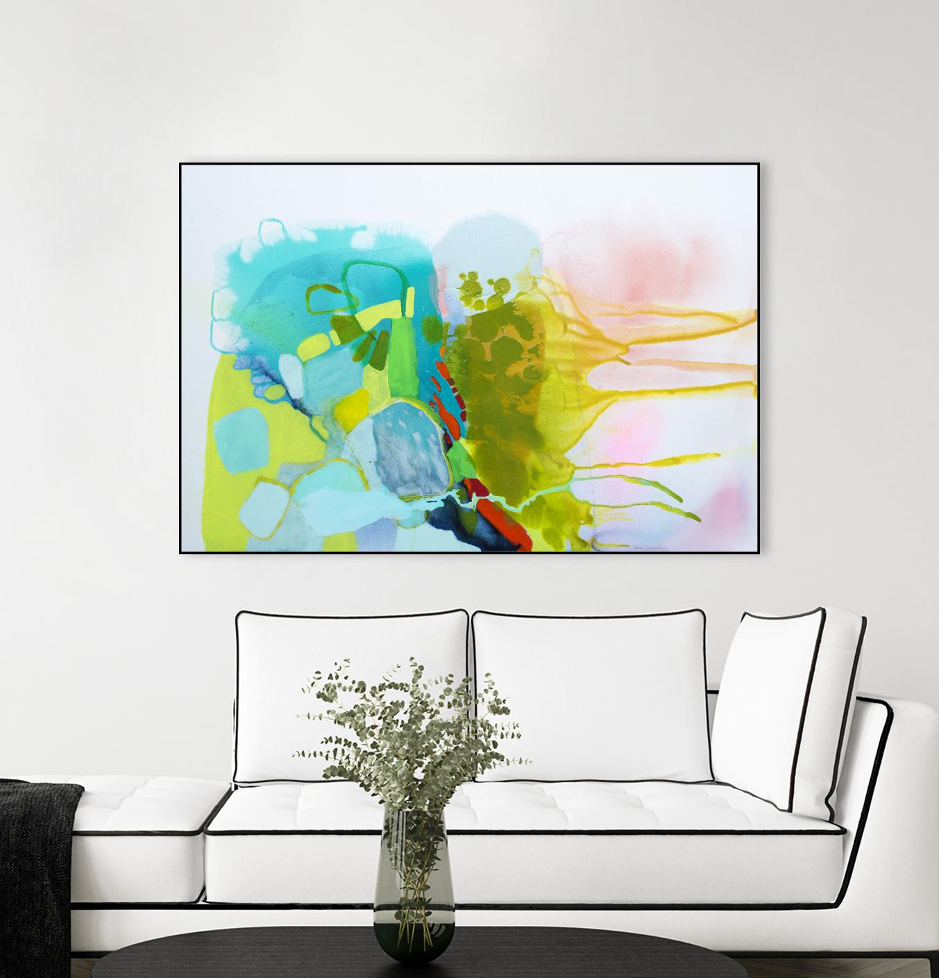 Find me comfort by Claire Desjardins on GIANT ART - yellow abstract