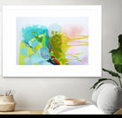 Find me comfort by Claire Desjardins on GIANT ART - pink abstract transparency