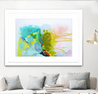 Find me comfort by Claire Desjardins on GIANT ART - pink abstract transparency