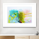 Find me comfort by Claire Desjardins on GIANT ART - pink abstract transparency