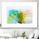 Find me comfort by Claire Desjardins on GIANT ART - pink abstract transparency