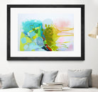 Find me comfort by Claire Desjardins on GIANT ART - pink abstract transparency