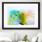 Find me comfort by Claire Desjardins on GIANT ART - pink abstract transparency