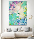 Little Kitten by Claire Desjardins on GIANT ART - blue abstract