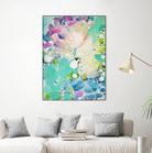 Little Kitten by Claire Desjardins on GIANT ART - blue abstract