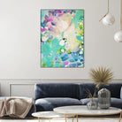 Little Kitten by Claire Desjardins on GIANT ART - blue abstract