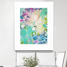 Little Kitten by Claire Desjardins on GIANT ART - blue abstract artistes du québec