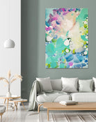 Little Kitten by Claire Desjardins on GIANT ART - blue abstract artistes du québec