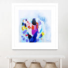 Now that we are we all friends by Claire Desjardins on GIANT ART - blue abstract