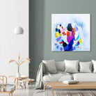 Now that we are we all friends by Claire Desjardins on GIANT ART - pink abstract