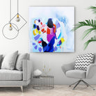 Now that we are we all friends by Claire Desjardins on GIANT ART - pink abstract