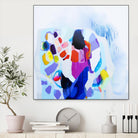 Now that we are we all friends by Claire Desjardins on GIANT ART - blue abstract