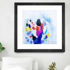 Now that we are we all friends by Claire Desjardins on GIANT ART - blue abstract