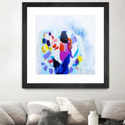 Now that we are we all friends by Claire Desjardins on GIANT ART - blue abstract