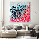 Puddles of people by Claire Desjardins on GIANT ART - blue abstract