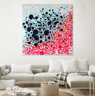 Puddles of people by Claire Desjardins on GIANT ART - blue abstract