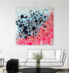 Puddles of people by Claire Desjardins on GIANT ART - blue abstract