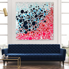 Puddles of people by Claire Desjardins on GIANT ART - blue abstract