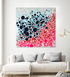 Puddles of people by Claire Desjardins on GIANT ART - blue abstract