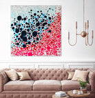 Puddles of people by Claire Desjardins on GIANT ART - blue abstract