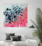 Puddles of people by Claire Desjardins on GIANT ART - blue abstract