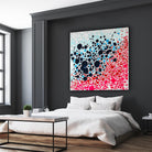 Puddles of people by Claire Desjardins on GIANT ART - blue abstract