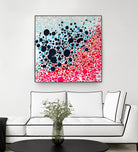 Puddles of people by Claire Desjardins on GIANT ART - blue abstract