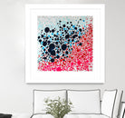 Puddles of people by Claire Desjardins on GIANT ART - blue abstract