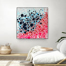 Puddles of people by Claire Desjardins on GIANT ART - blue abstract