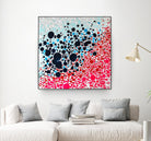 Puddles of people by Claire Desjardins on GIANT ART - blue abstract