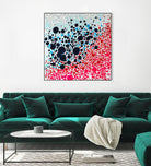 Puddles of people by Claire Desjardins on GIANT ART - blue abstract