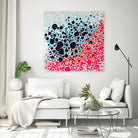 Puddles of people by Claire Desjardins on GIANT ART - red abstract bubbles