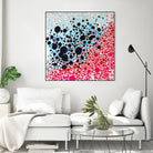 Puddles of people by Claire Desjardins on GIANT ART - blue abstract