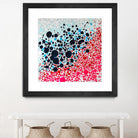 Puddles of people by Claire Desjardins on GIANT ART - blue abstract