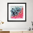 Puddles of people by Claire Desjardins on GIANT ART - blue abstract