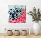 Puddles of people by Claire Desjardins on GIANT ART - blue abstract