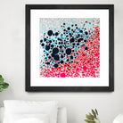 Puddles of people by Claire Desjardins on GIANT ART - blue abstract