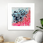 Puddles of people by Claire Desjardins on GIANT ART - blue abstract