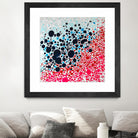 Puddles of people by Claire Desjardins on GIANT ART - blue abstract