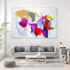 Summer ahead by Claire Desjardins on GIANT ART - pink abstract