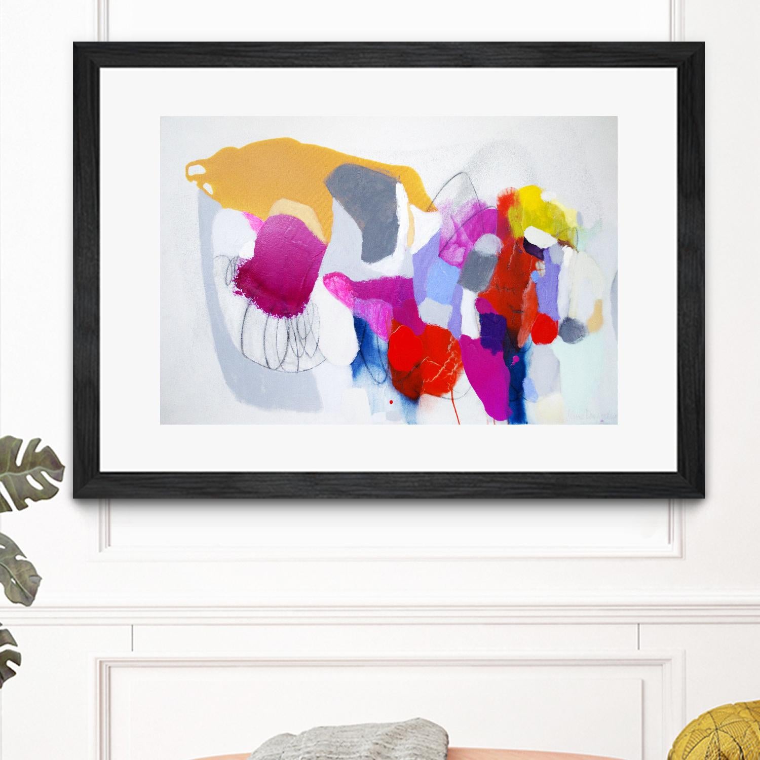 Summer ahead by Claire Desjardins on GIANT ART - red abstract artistes du québec