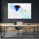 Backstage by Claire Desjardins on GIANT ART - white abstract légereté