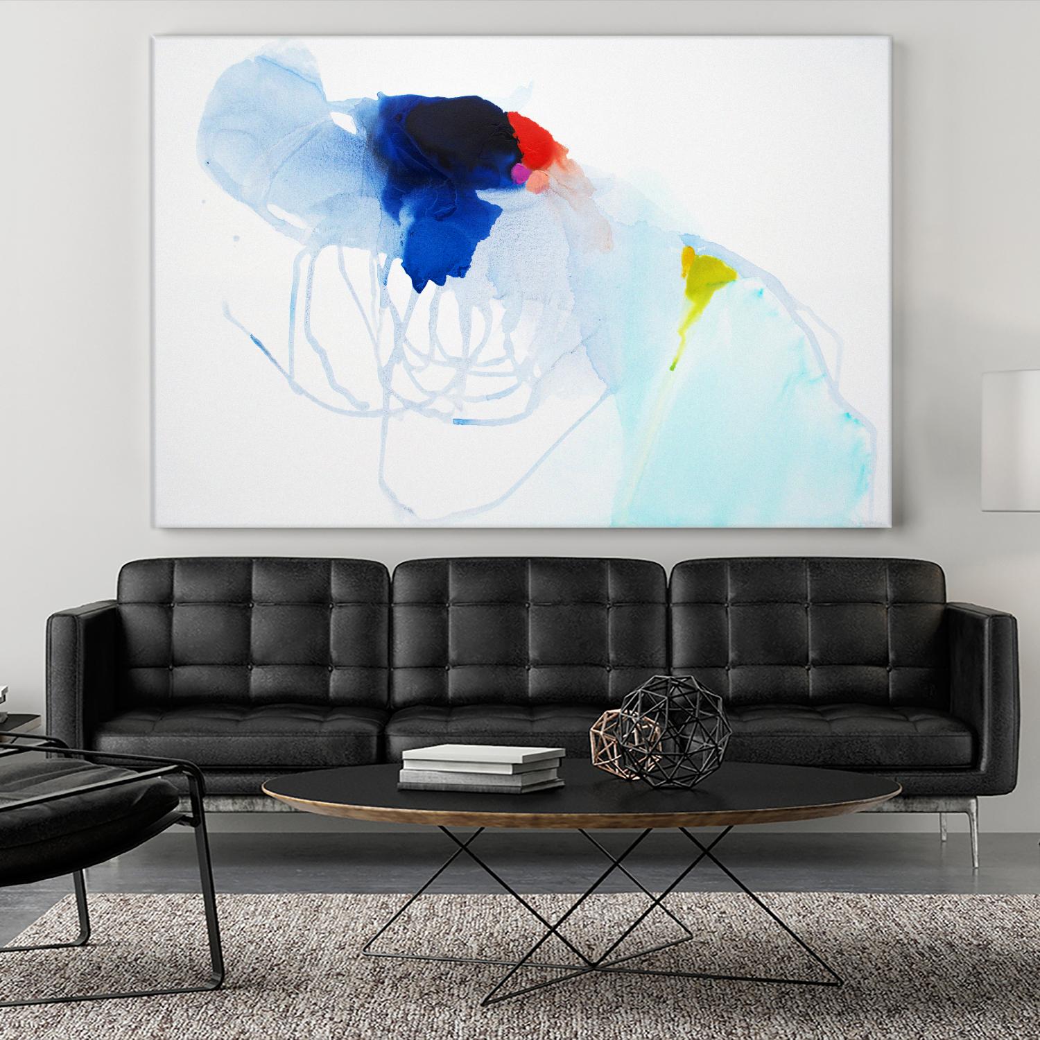 Backstage by Claire Desjardins on GIANT ART - white abstract légereté