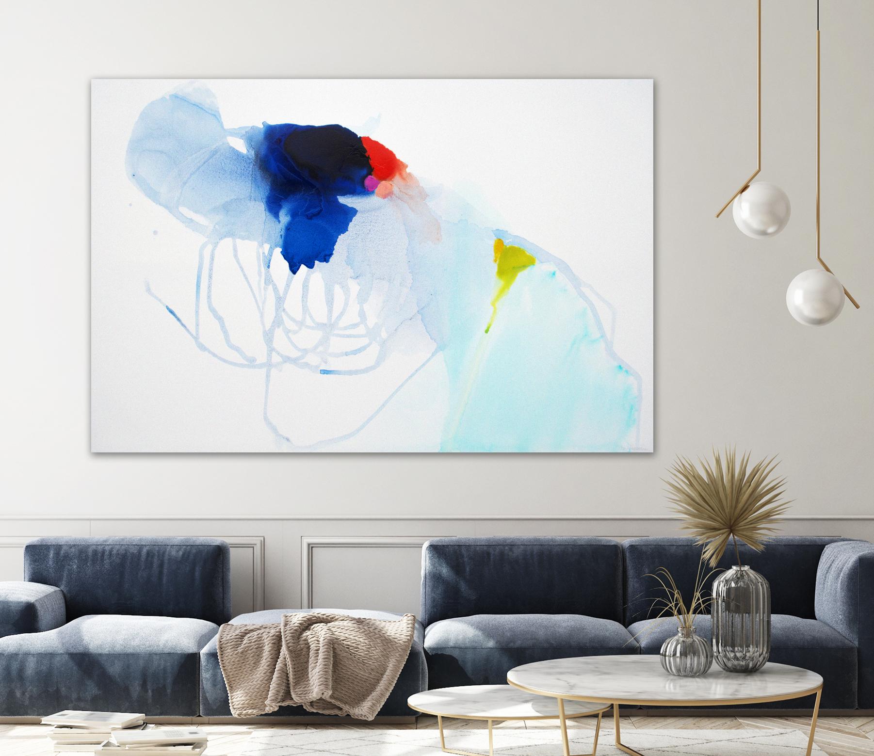 Backstage by Claire Desjardins on GIANT ART - white abstract légereté